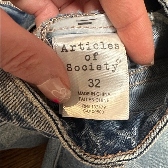 Articles Of Society Light Blue Denim Jeans - Picture 5 of 6